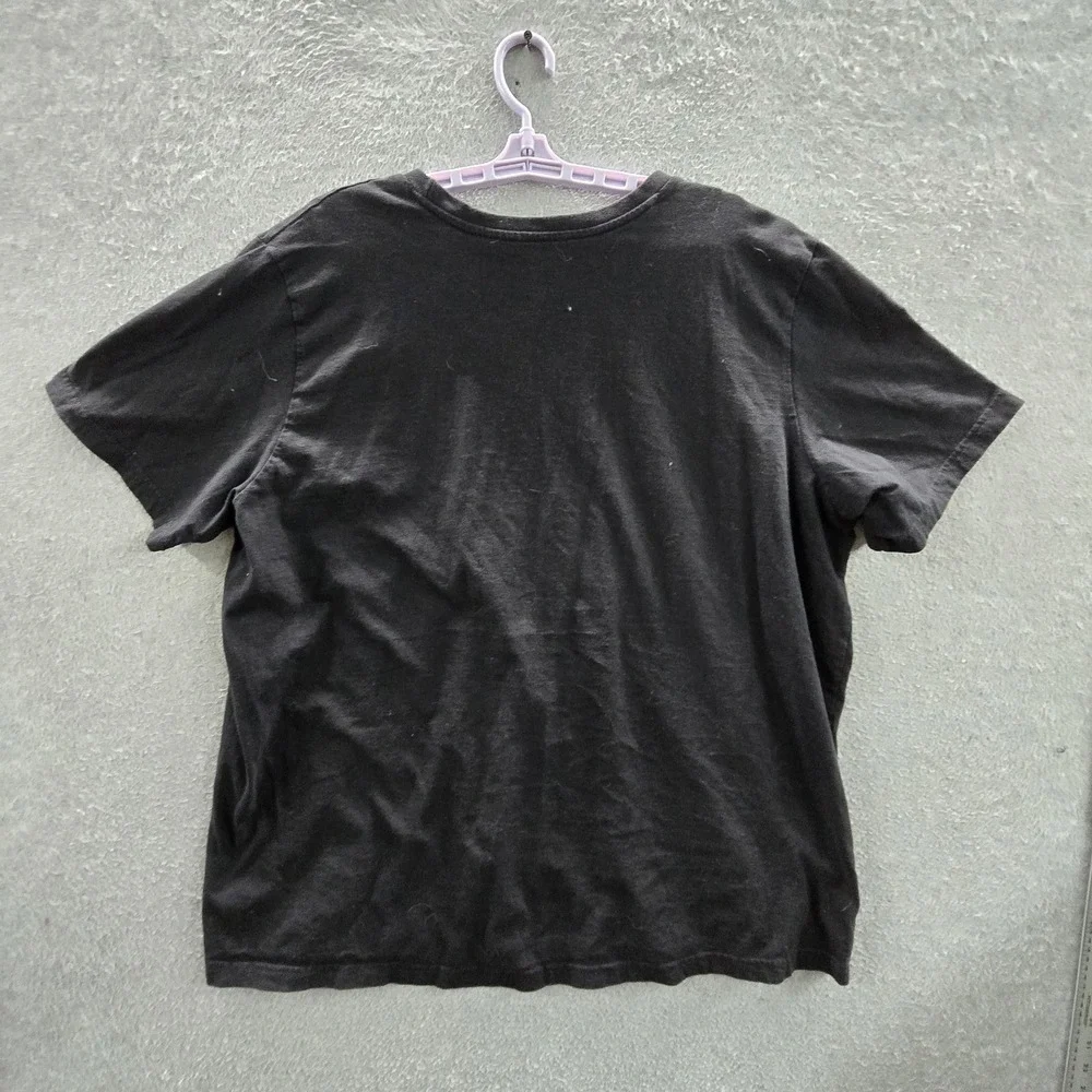 Adidas x Lionel Messi Men Shirt 2XL Black Graphic The Goat Logo Short Sleeve
